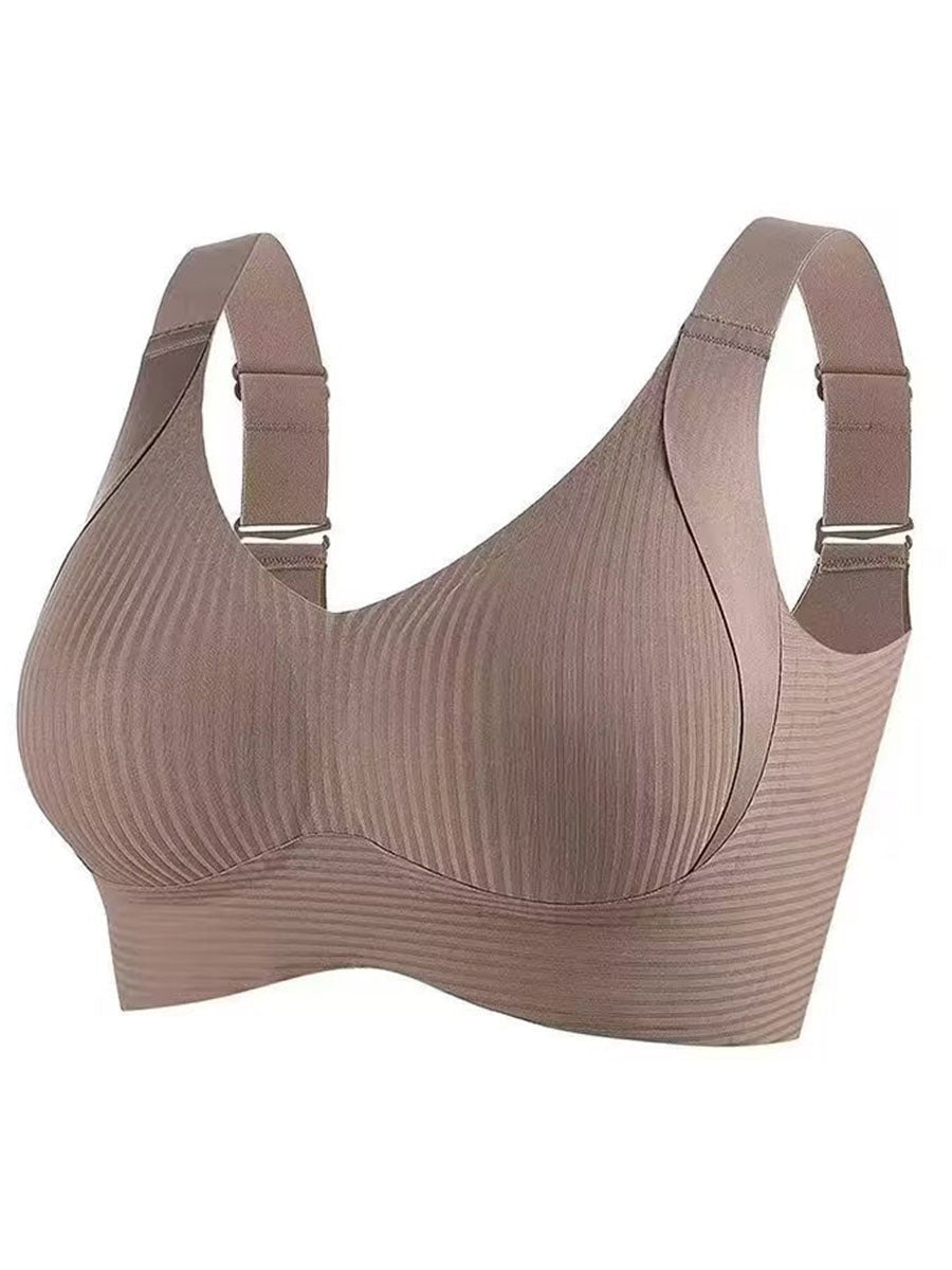 🔥50% Rabatt für begrenzte Zeit💕Gerippter Push-up-BH für Frauen, verstellbar, kabellos