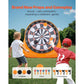 💥 HEUTE: 50% RABATT + GRATIS VERSAND!🎯Riesige Fußball-Dartscheibe (aufblasbar) – Familienspaß in 3 Min. ⚽