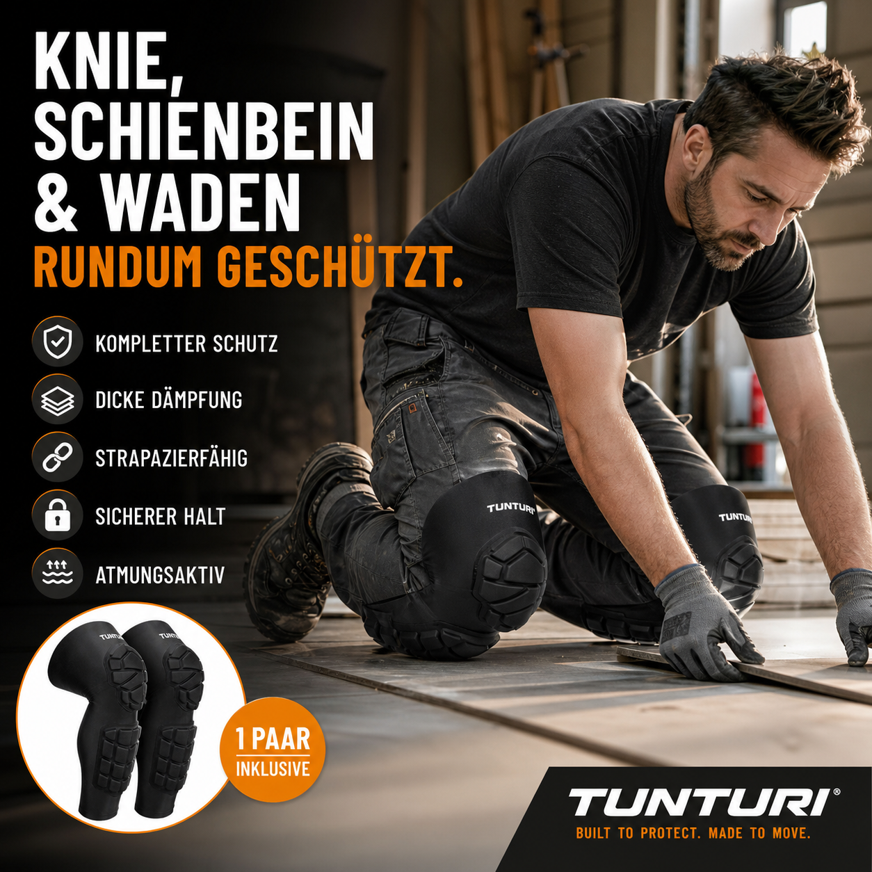 ⏳Zeitlich begrenztes Sonderangebot⏰Stoßfeste Knieschoner für Sport, dämpfen Stöße, bequem atmungsaktiv, ideal für verschiedene Sportarten🦵