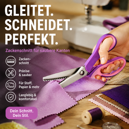 ✂️ 50% RABATT! 🧵 Zickzack-Schere – Vielseitig, gezackt & praktisch für Näharbeiten ✨