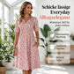 🏖️ Sommer-Sale 60% Rabatt 🏝️👗Lässiges V-Ausschnitt-Kleid für Damen mit Print & Taschen✨