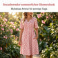 🏖️ Sommer-Sale 60% Rabatt 🏝️👗Lässiges V-Ausschnitt-Kleid für Damen mit Print & Taschen✨