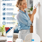 ⏳Nur für kurze Zeit – 50% RABATT⏰🔥All-in-One-Wandspachtelmasse mit Walzenpinsel