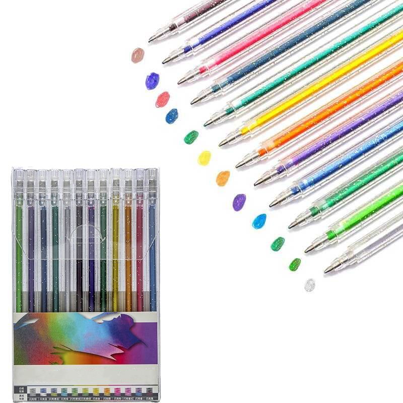 💥 Letzter Tag! Sonderangebot 🎁 Glitzer-Gelstift-Set – für geschmeidiges Schreiben 🎨