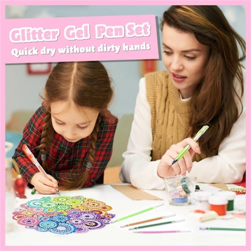 💥 Letzter Tag! Sonderangebot 🎁 Glitzer-Gelstift-Set – für geschmeidiges Schreiben 🎨