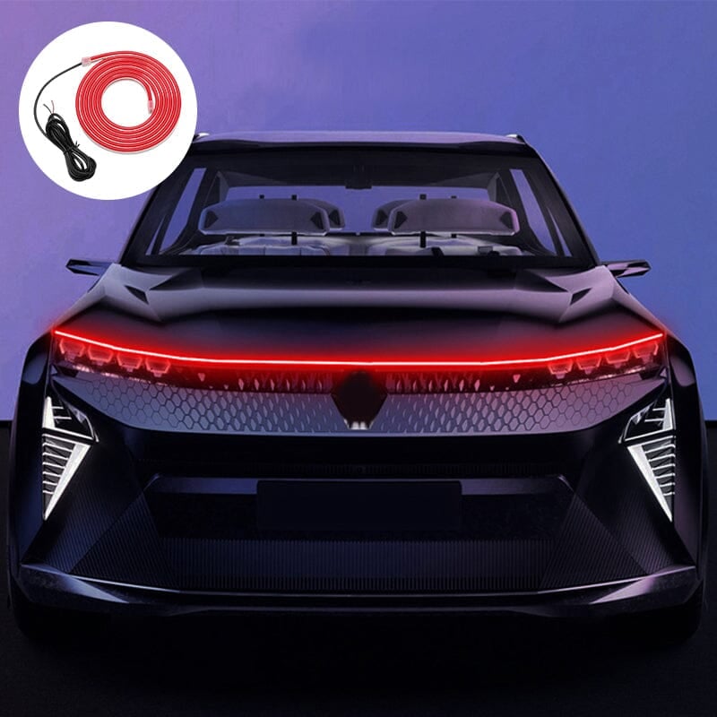🚗 50% RABATT! 💡 LED-Motorhaubenbeleuchtung – Durchgehende Lichtleiste, einfache Nachrüstung & stilvolles Design – Perfekt für Kühlergrill & individuelle Fahrzeugoptik ✨