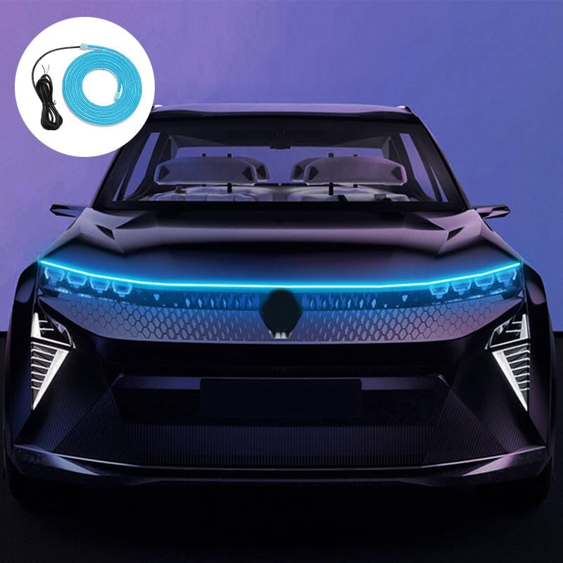 🚗 50% RABATT! 💡 LED-Motorhaubenbeleuchtung – Durchgehende Lichtleiste, einfache Nachrüstung & stilvolles Design – Perfekt für Kühlergrill & individuelle Fahrzeugoptik ✨