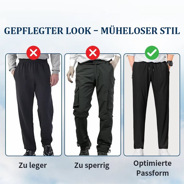 ☀️ Leichte Eis Seide Sporthose für Herren – Ideal für den Alltag