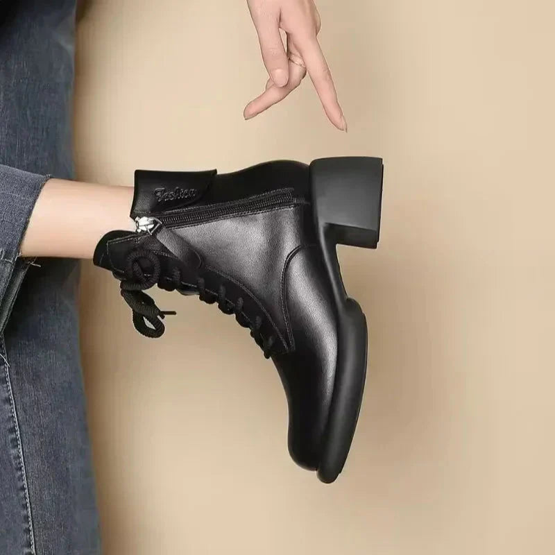 🔥Damenstiefeletten im Vintage-Stil🔥Kauf 2 Artikel versandkostenfrei