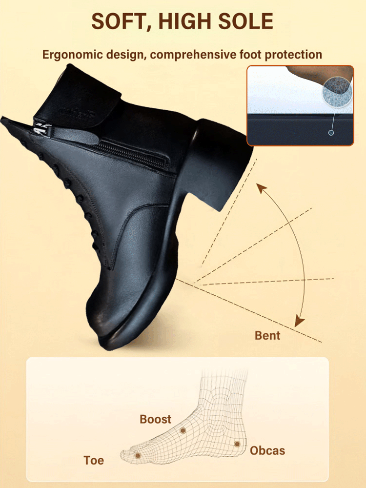 🔥Damenstiefeletten im Vintage-Stil🔥Kauf 2 Artikel versandkostenfrei