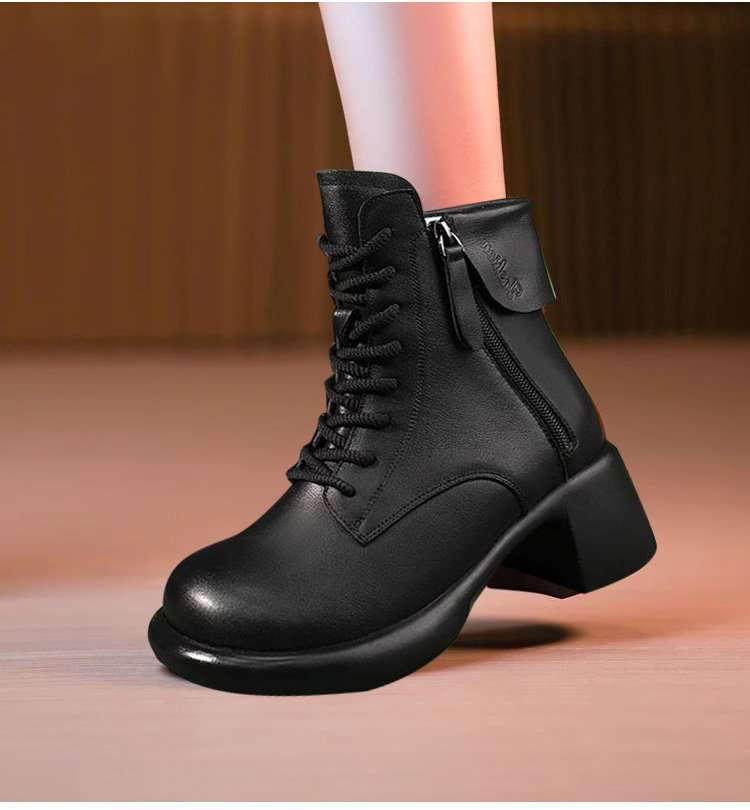 🔥Damenstiefeletten im Vintage-Stil🔥Kauf 2 Artikel versandkostenfrei