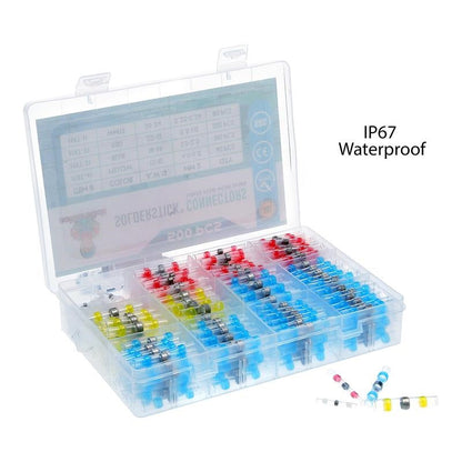 🔧💡 100x Wasserdichter Schrumpfschlauch mit Lötmittel – 50% RABATT! Für Kabelverbinder & Mittelanschlüsse ✨ Elektronik, KFZ & DIY