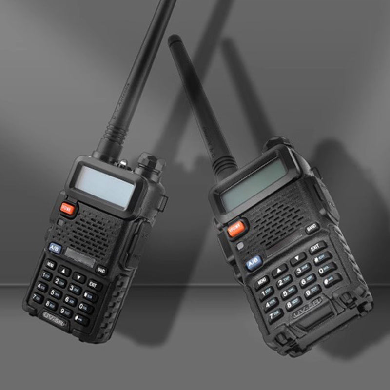 📡 UV-5R Amateurfunkgerät mit großer Reichweite (UV5R Funkgerät Dualband Walkie)