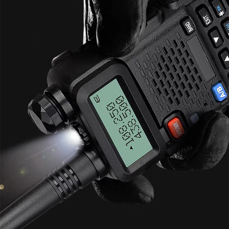 📡 UV-5R Amateurfunkgerät mit großer Reichweite (UV5R Funkgerät Dualband Walkie)