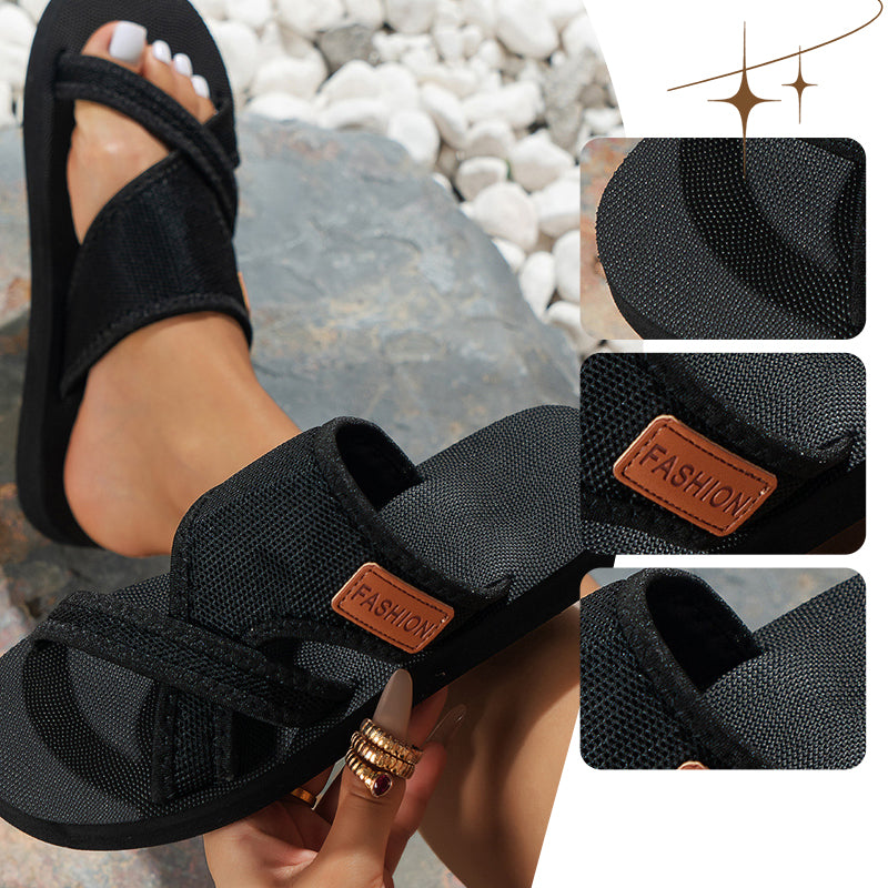 👡 50% RABATT! ✨ Stilvolle Slide-Sandalen mit Kreuzband für Damen – Leicht, bequem & perfekt für Sommer & Alltag – Ideal für Strand, Stadtbummel oder entspannte Tage zu Hause 🌸
