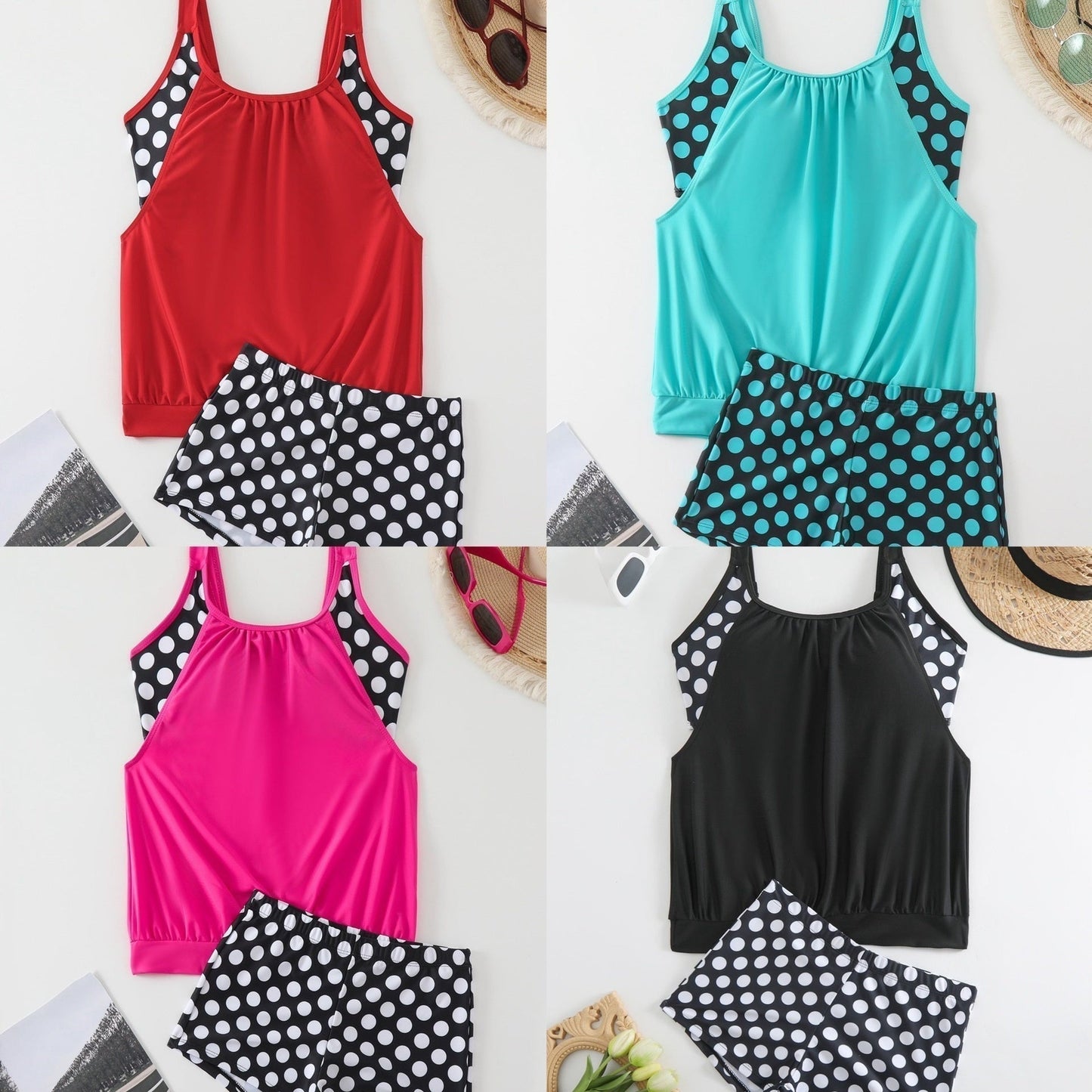 🏖️ Heißer Sommer – 50% RABATT 👙 Zweiteiliges Damen-Bikini-Set mit Polka-Dots