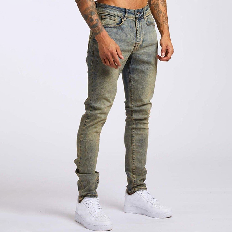 📢50% RABATT !!👖 Herrenjeans mit hoher Dehnbarkeit