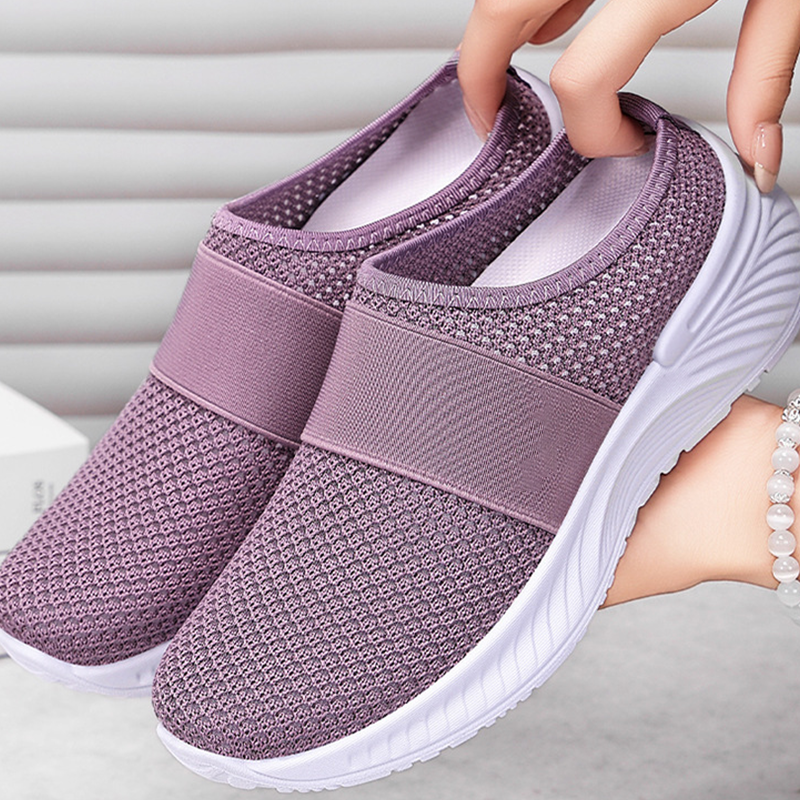 👟 50% RABATT! ✨ Orthopädische Damen-Slipper – Rutschfest, atmungsaktiv & leicht – Perfekt für den täglichen Komfort – ideal für Zuhause, Büro oder Spaziergänge 🌿