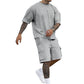 👕 50% RABATT! 🔥 Set aus Freizeit-T-Shirt mit Kurzen Ärmeln & Shorts für Herren – Bequemer Schnitt, Leichter Stoff & Perfekt Für Warme Tage ☀️