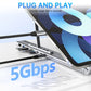 💻 45% RABATT! ⚡ 2-in-1 USB-C Dockingstation & Laptopständer – 8 Ports, 4K HDMI & Höhenverstellbar für Mehr Produktivität 🖥️