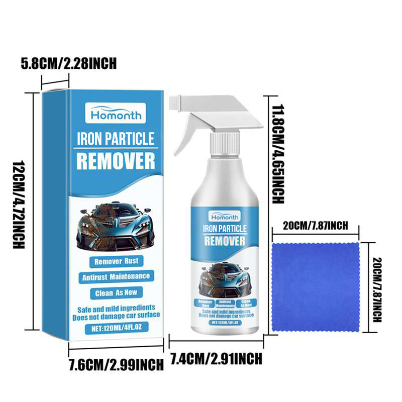 🔥Kaufen Sie 2 und erhalten Sie 1 gratis✨Spray zum Entfernen von Rost und Eisenpartikeln an Autos