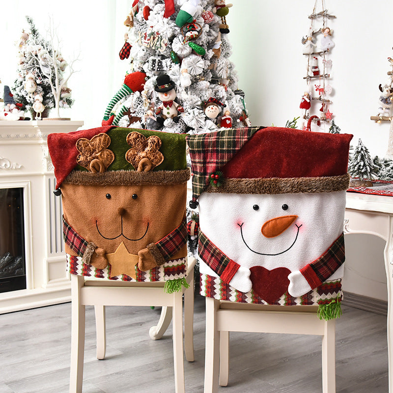 🎄Weihnachtsverkauf 50% Rabatt🎄 Niedliche Weihnachtsstuhlbezüge