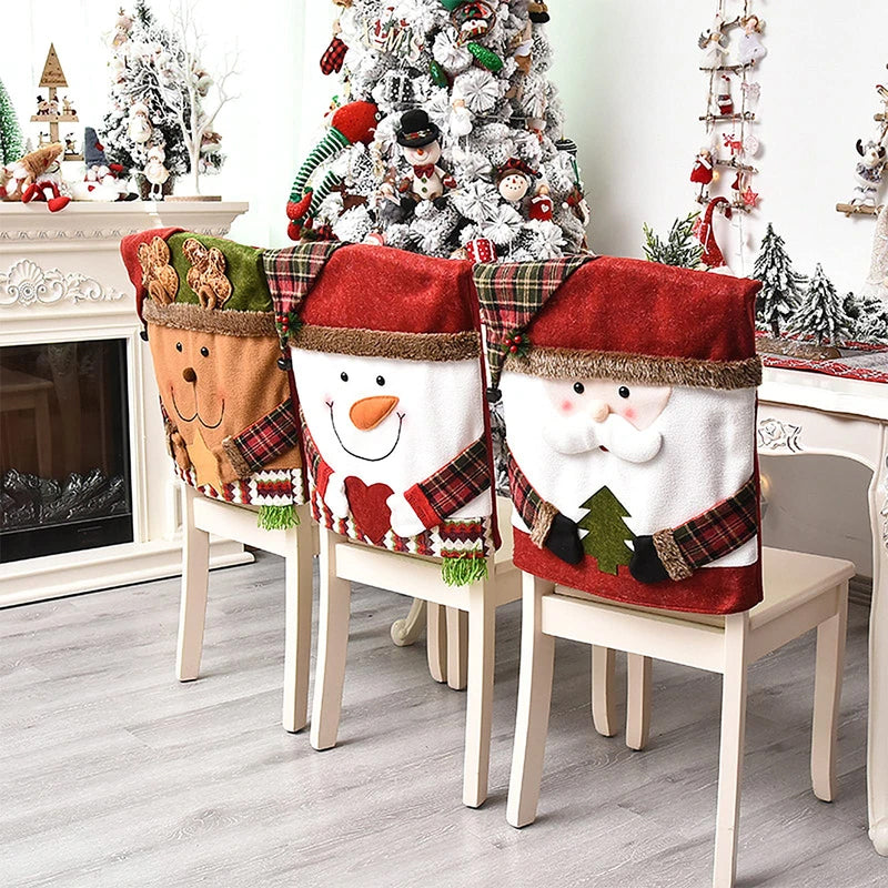 🎄Weihnachtsverkauf 50% Rabatt🎄 Niedliche Weihnachtsstuhlbezüge