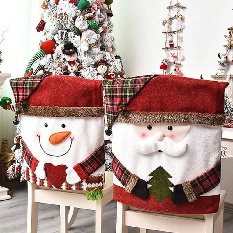 🎄Weihnachtsverkauf 50% Rabatt🎄 Niedliche Weihnachtsstuhlbezüge