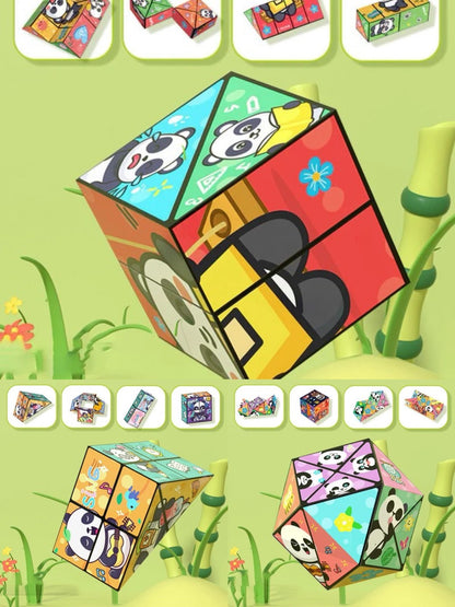 🧒✨Juguete creativo plegable Panda Cube para niños