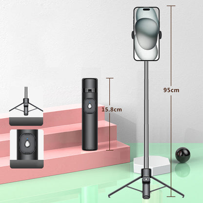 Trípode portátil para selfies con Bluetooth de 4 patas éxito