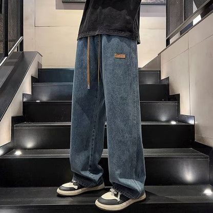 📢📢50 % Rabatt!! ⏰Herren lässige und lockere Jeans mit weitem Bein