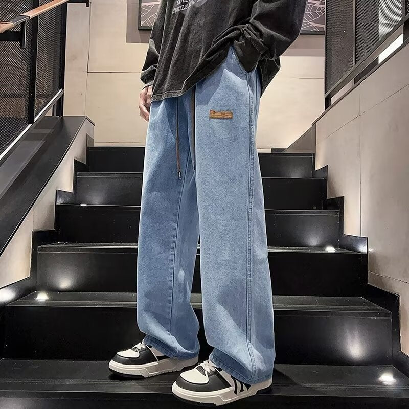 📢📢50 % Rabatt!! ⏰Herren lässige und lockere Jeans mit weitem Bein