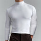 👕 50% DE DESCUENTO + ¡ENVÍO GRATIS! ✨ Camiseta de Cuello Alto para Hombre - Tejido Elástico y Transpirable, Ideal para Deporte o Uso Diario 🏃‍♂️📦