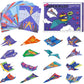 ✈️ 50% Rabatt！✨ Kreatives DIY-Papierfliegerset - Baue & Starte 10 Modelle, Pädagogisches STEM-Spielzeug für Kinder 6-12 Jahre 🧠🎯