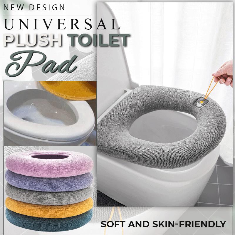 🚽 KAUFE 1, ERHALTE 1 GRATIS! 🧻 Plüsch-Toilettensitzbezug – Weich, Hygienisch & Einfach zu Befestigen 🛁