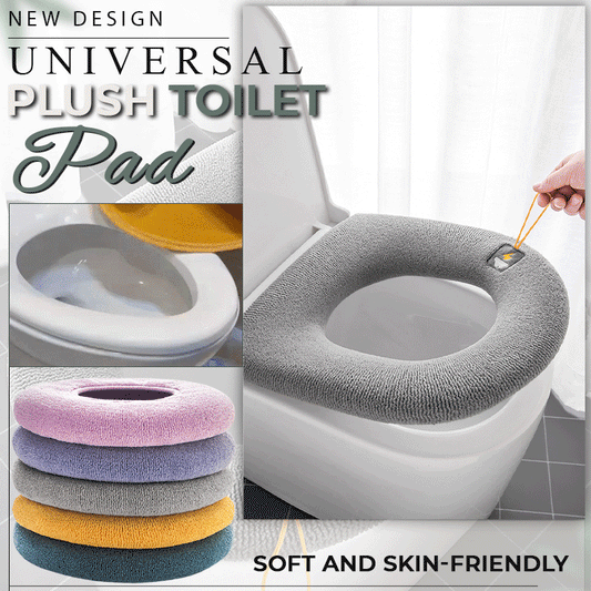 🚽 KAUFE 1, ERHALTE 1 GRATIS! 🧻 Plüsch-Toilettensitzbezug – Weich, Hygienisch & Einfach zu Befestigen 🛁