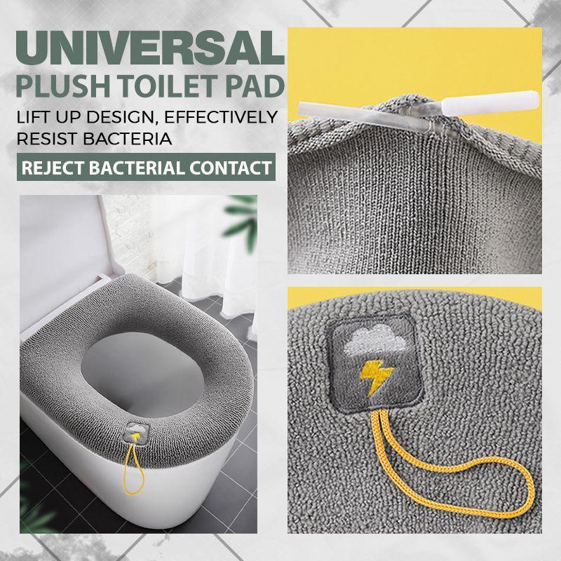 🚽 KAUFE 1, ERHALTE 1 GRATIS! 🧻 Plüsch-Toilettensitzbezug – Weich, Hygienisch & Einfach zu Befestigen 🛁