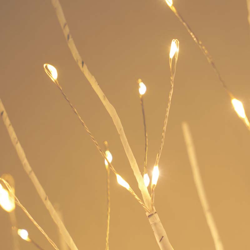 ✨ Dekorative LED-Lampe "Birke“ – warmes, einladendes Licht, energiesparend, natürliches Design 🌳💡