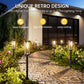 💡Solar-Gartenleuchte mit Filament-Optik – Wasserdicht (IP65), bis zu 14 Std. Licht & Retro-Design für Wege, Rasen & Hof 🌞