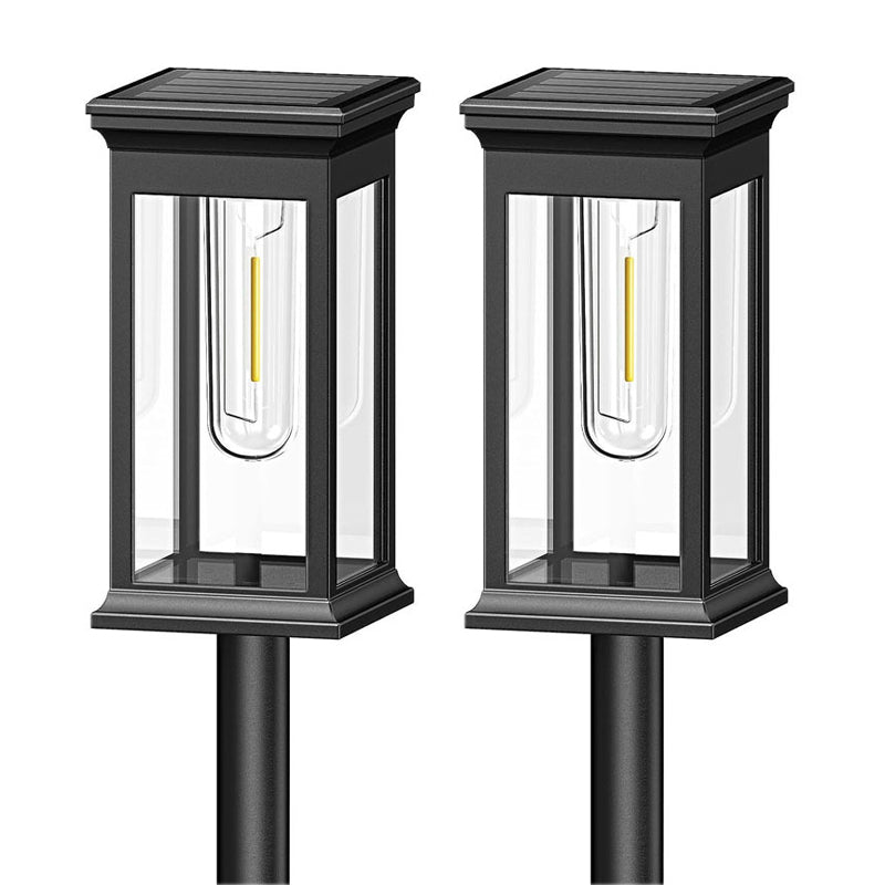 💡Solar-Gartenleuchte mit Filament-Optik – Wasserdicht (IP65), bis zu 14 Std. Licht & Retro-Design für Wege, Rasen & Hof 🌞