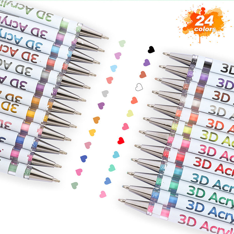🖍️ GELSTIFT-SET - 12 Leuchtende Farben für Kunst und Schreiben, Fließende Tinte für Glatte Striche, Ideal für Schule, Büro und Kreativprojekte 🎨📝