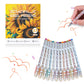 🖍️ GELSTIFT-SET - 12 Leuchtende Farben für Kunst und Schreiben, Fließende Tinte für Glatte Striche, Ideal für Schule, Büro und Kreativprojekte 🎨📝