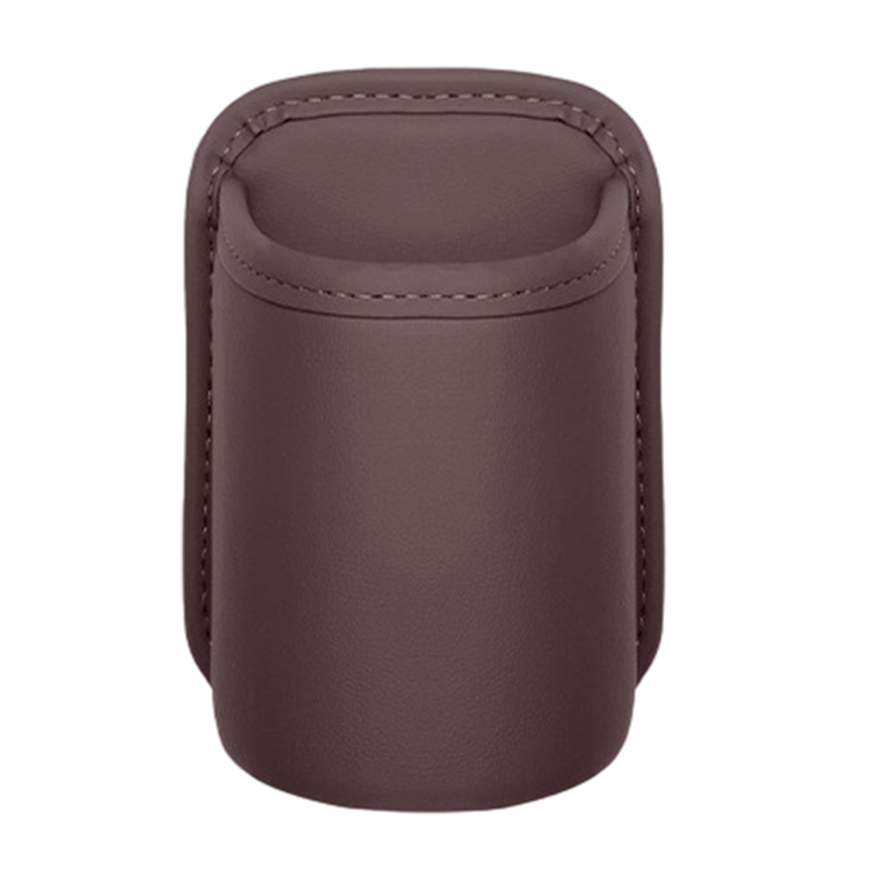 🚗🧺 50 % RABATT! Getränkehalter aus Leder für die Autotür – Breite Öffnung, Getränke und Handy sind leicht zu erreichen. Sicherer Halt durch Clip-Befestigung. PU-Leder, robust und stilvoll. 🛡️✨