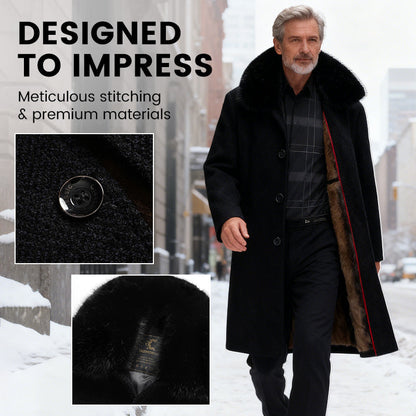 Männer gefüttert Business Casual Wintermantel🔥Kostenloser Versand