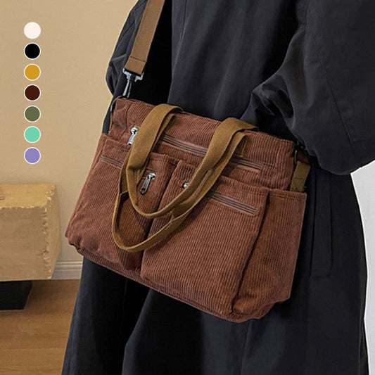 👜Vintage Einfarbige Schultertasche🎁