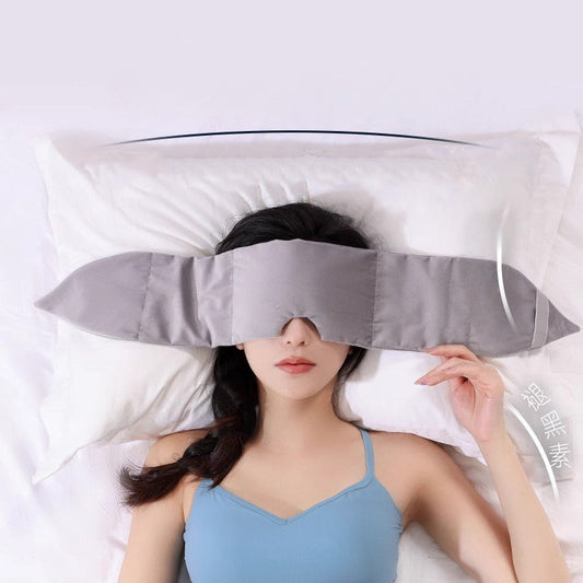✨ Gravitations-Schlafmaske – Tiefe Entspannung & Dunkelheit für perfekten Schlaf! 😴✨