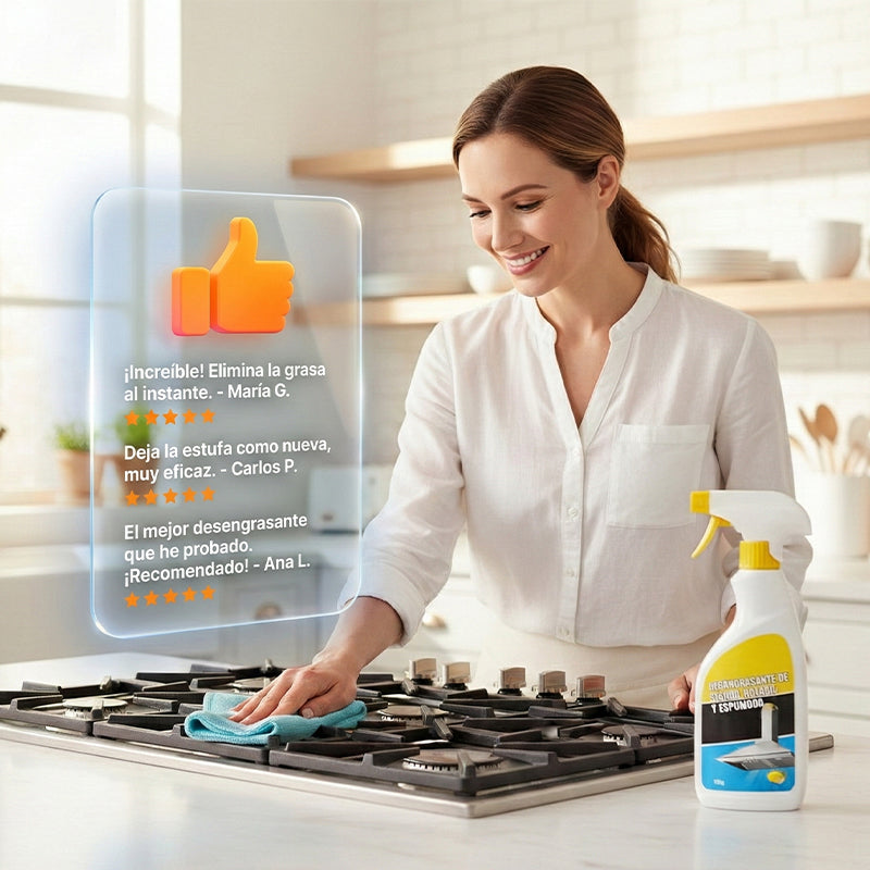 🔥Hocheffiziente Reinigungsprodukte✨Kraftvoller, schäumender Küchenfettlöser