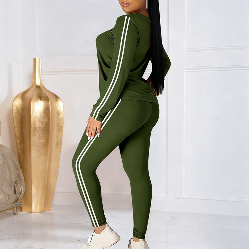 👚 60% RABATT JETZT! 🏃‍♀️ 2-teiliges Damen-Trainingsanzug-Set – Langärmlig, Atmungsaktiv & Perfekt für Sport oder Freizeit ✨📦