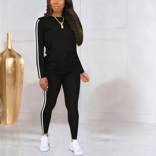 👚 60% RABATT JETZT! 🏃‍♀️ 2-teiliges Damen-Trainingsanzug-Set – Langärmlig, Atmungsaktiv & Perfekt für Sport oder Freizeit ✨📦