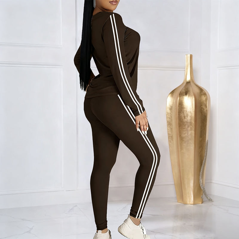 👚 60% RABATT JETZT! 🏃‍♀️ 2-teiliges Damen-Trainingsanzug-Set – Langärmlig, Atmungsaktiv & Perfekt für Sport oder Freizeit ✨📦